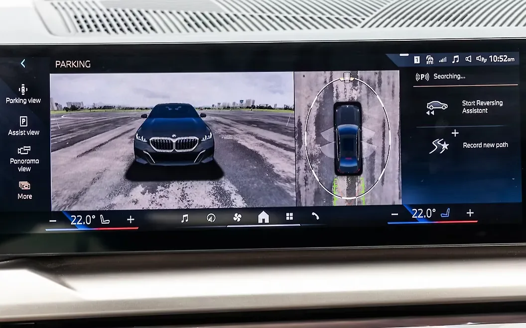 BMW exterior camera views active