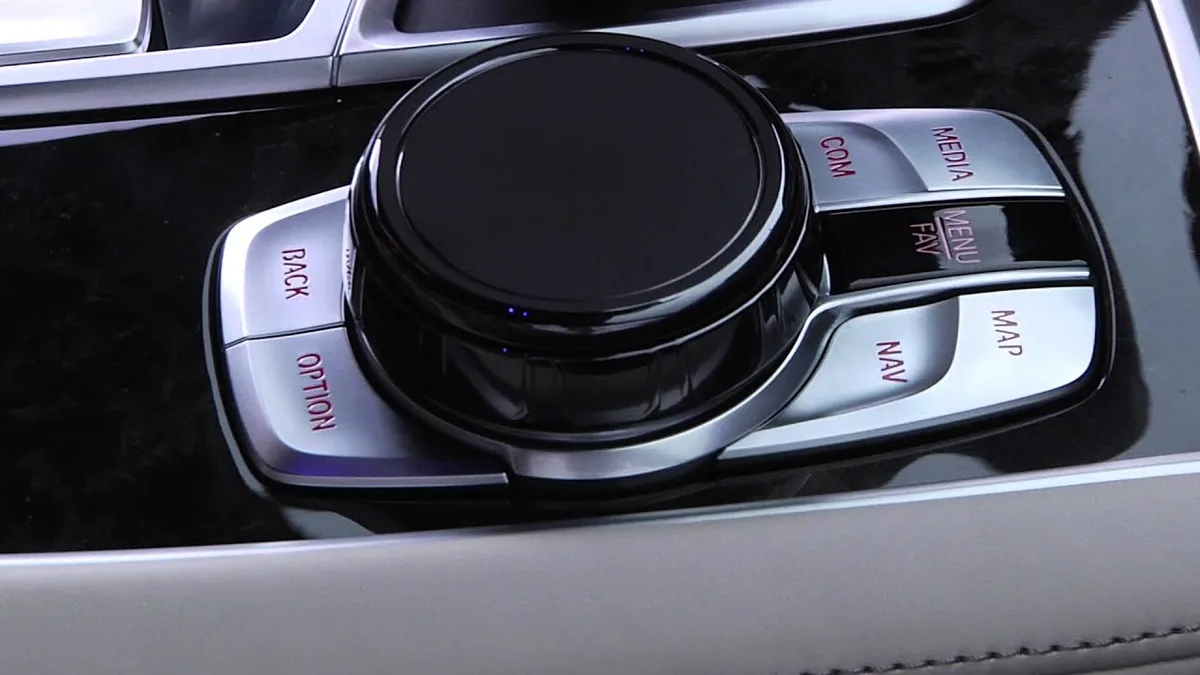 BMW iDrive menu