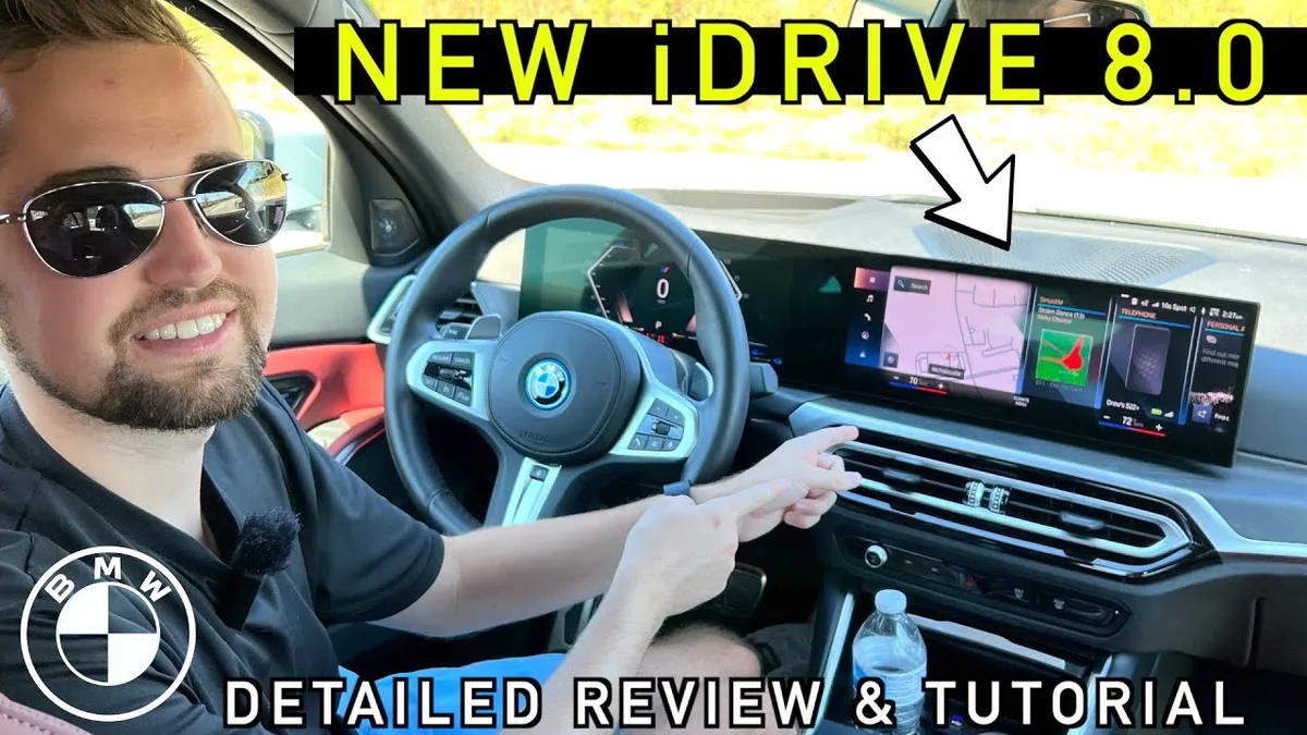 BMW iX 60 iDrive menu