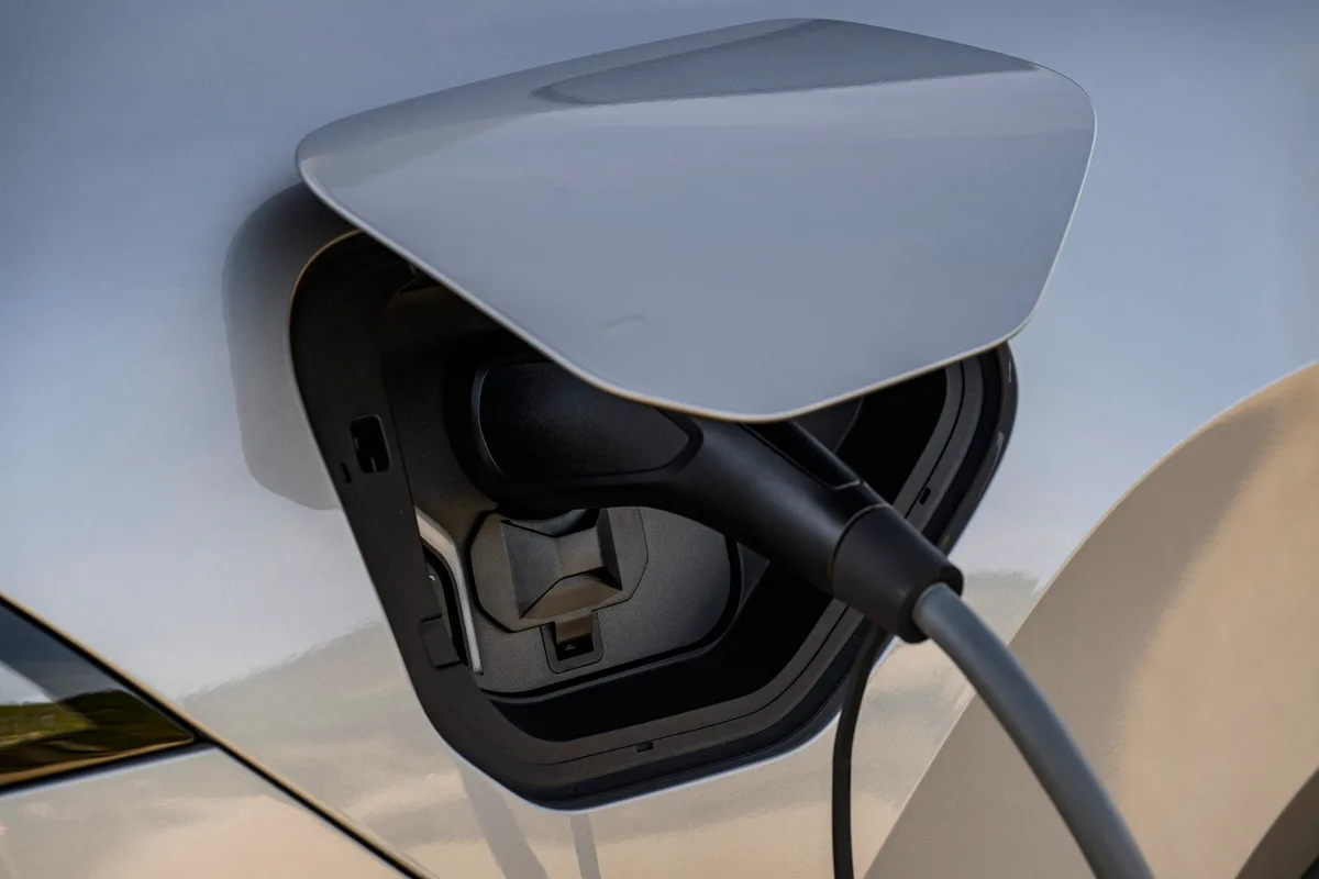 bmw ix charging port
