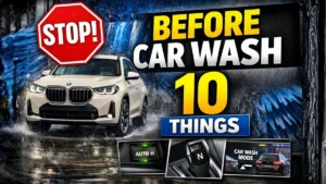 bmw ix in automatic car wash