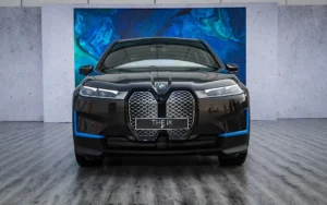 bmw ix in car wash
