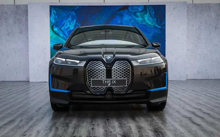 bmw ix in car wash