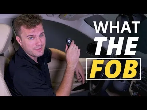 BMW key fob car wash mode button