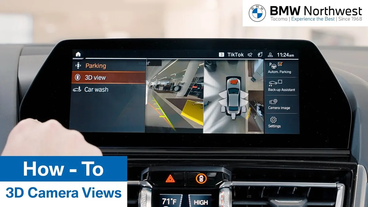 BMW Surround View camera activation