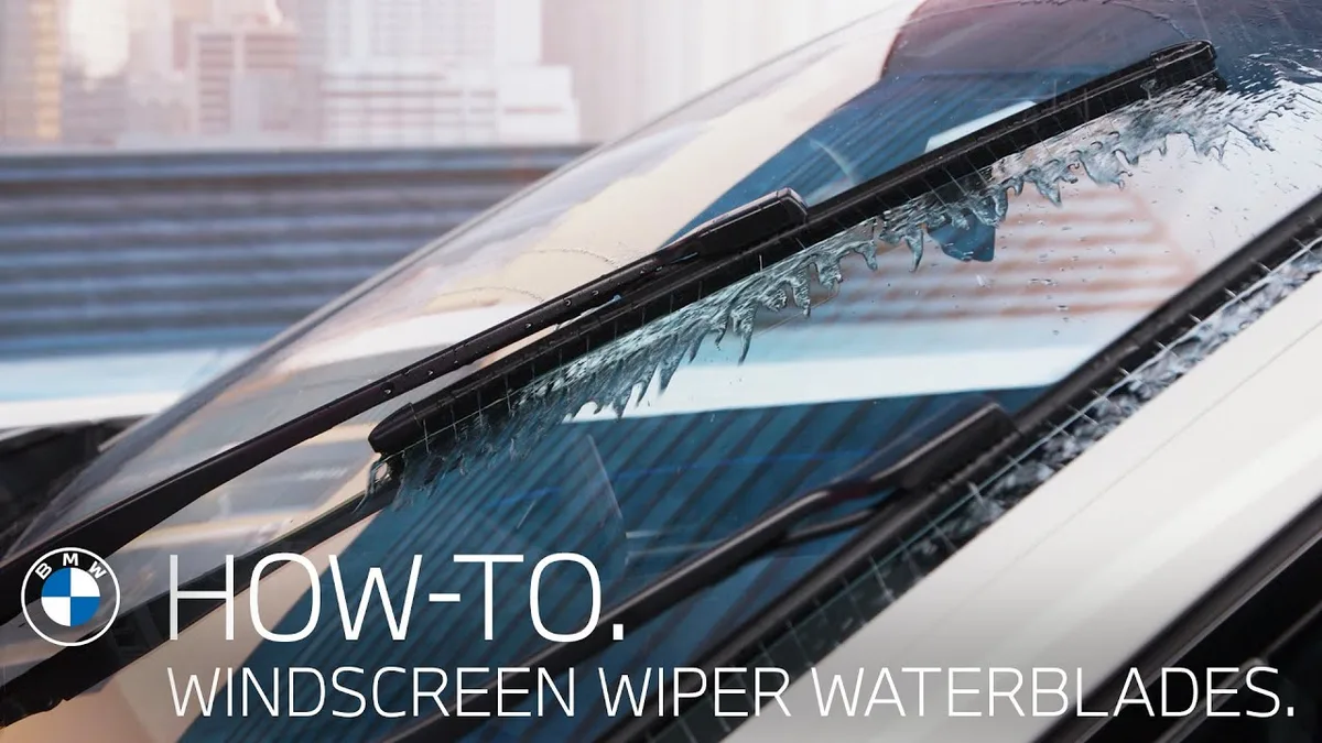 bmw washing wipers setting