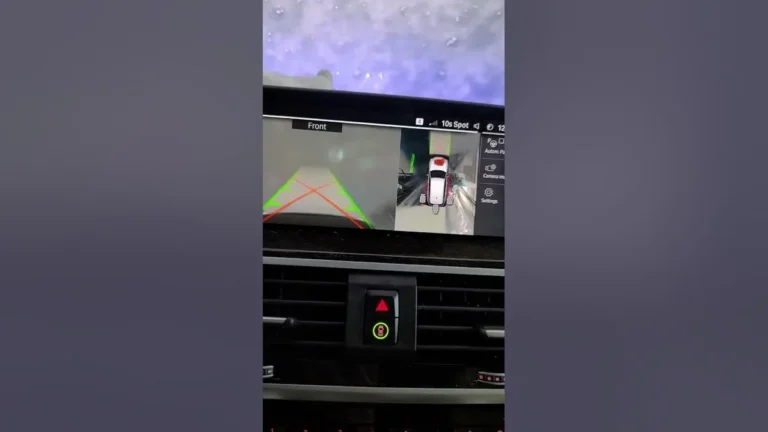 BMW X3 car wash mode activation