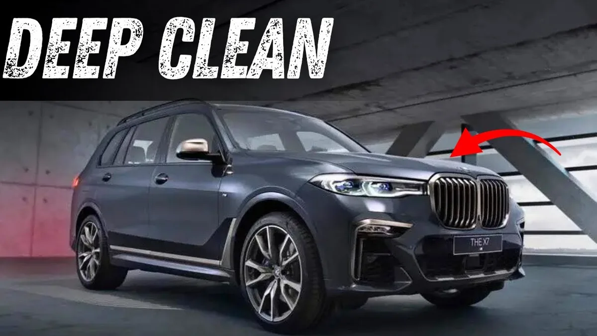 BMW X7 automatic car wash