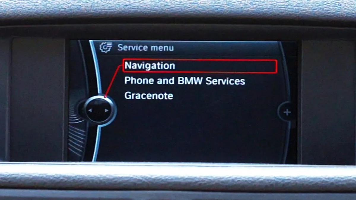 BMW X7 hidden service menu