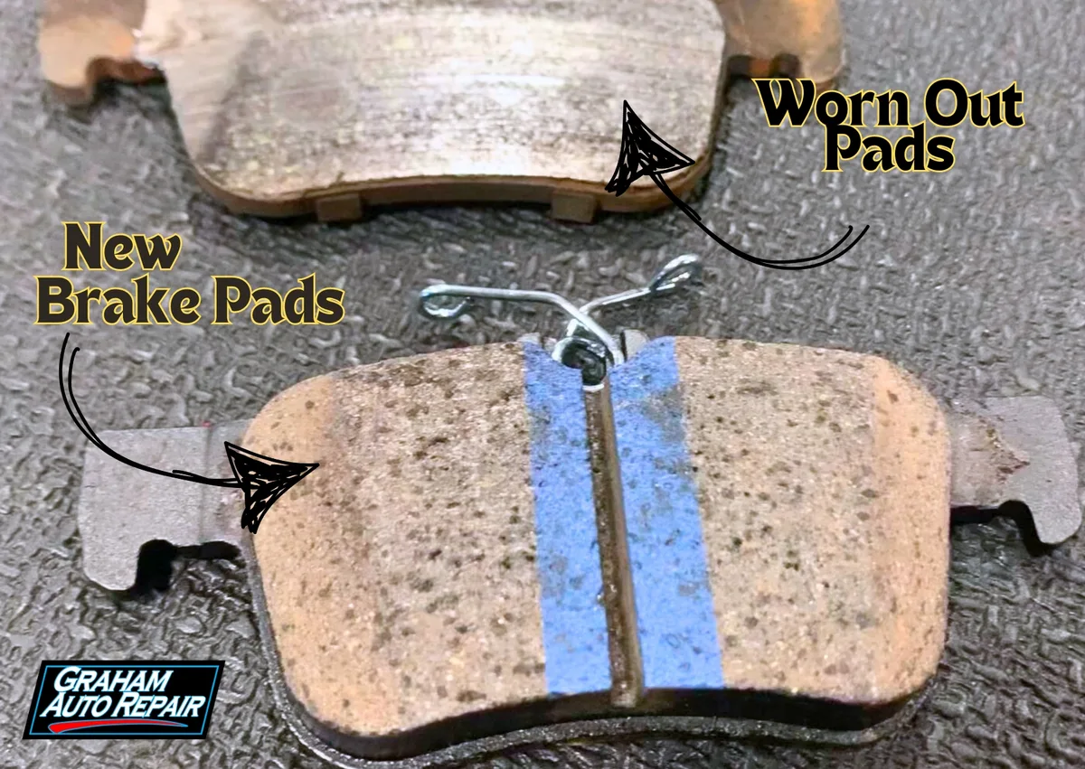 brake pad wear inspection