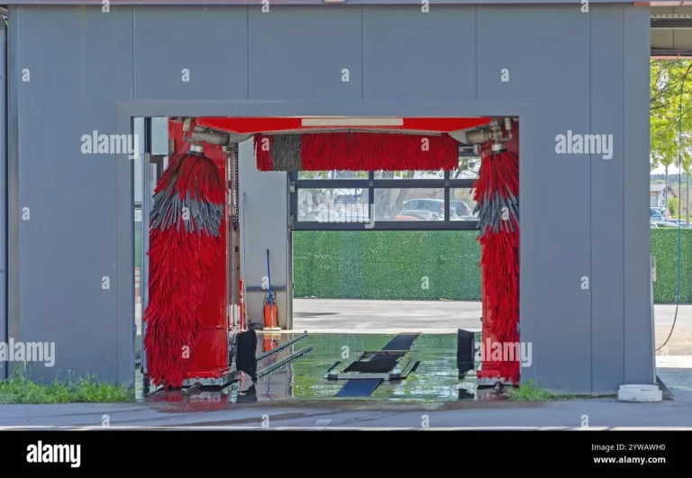 brush carwash exterior