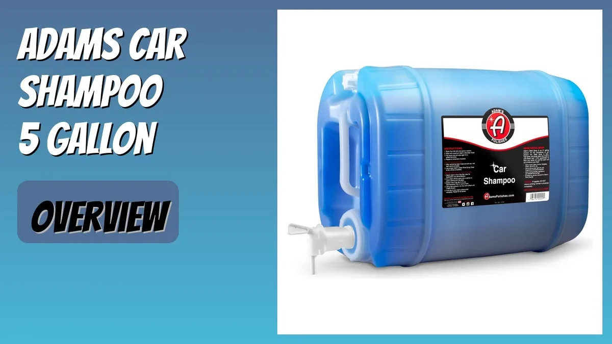 bulk car shampoo storage