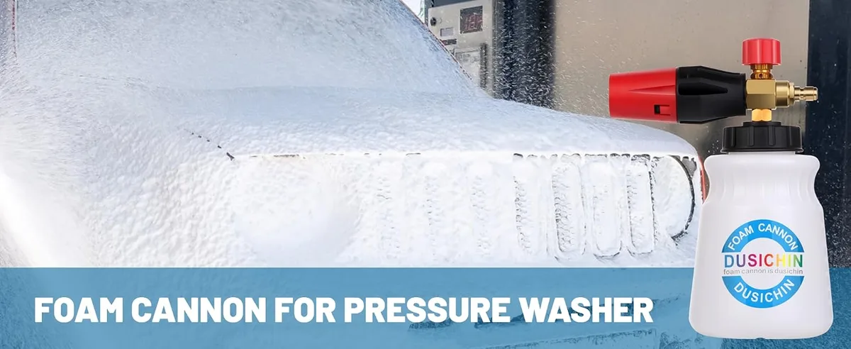 car foam soap application