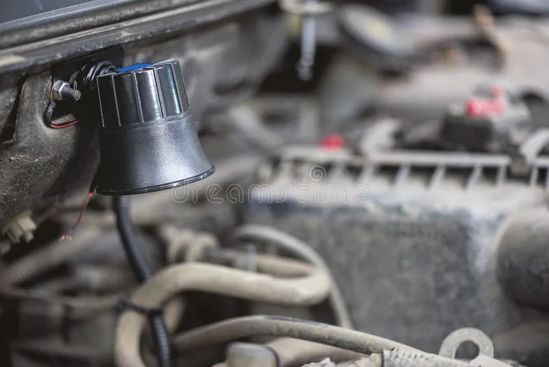 car horn component under hood