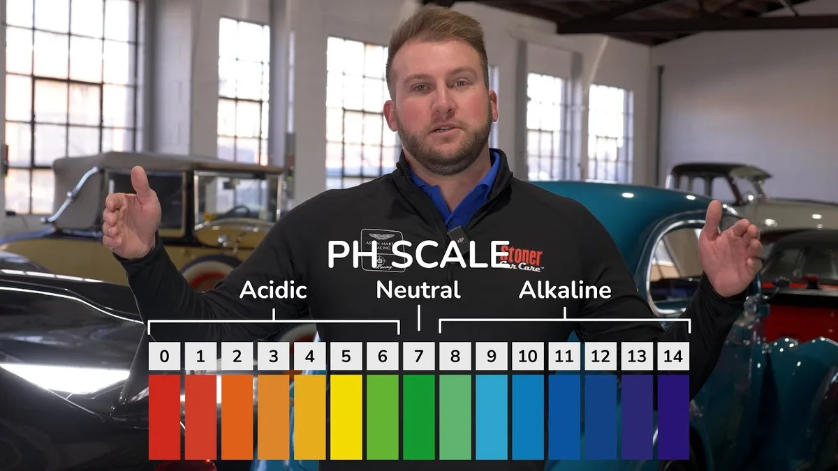 car paint pH damage diagram