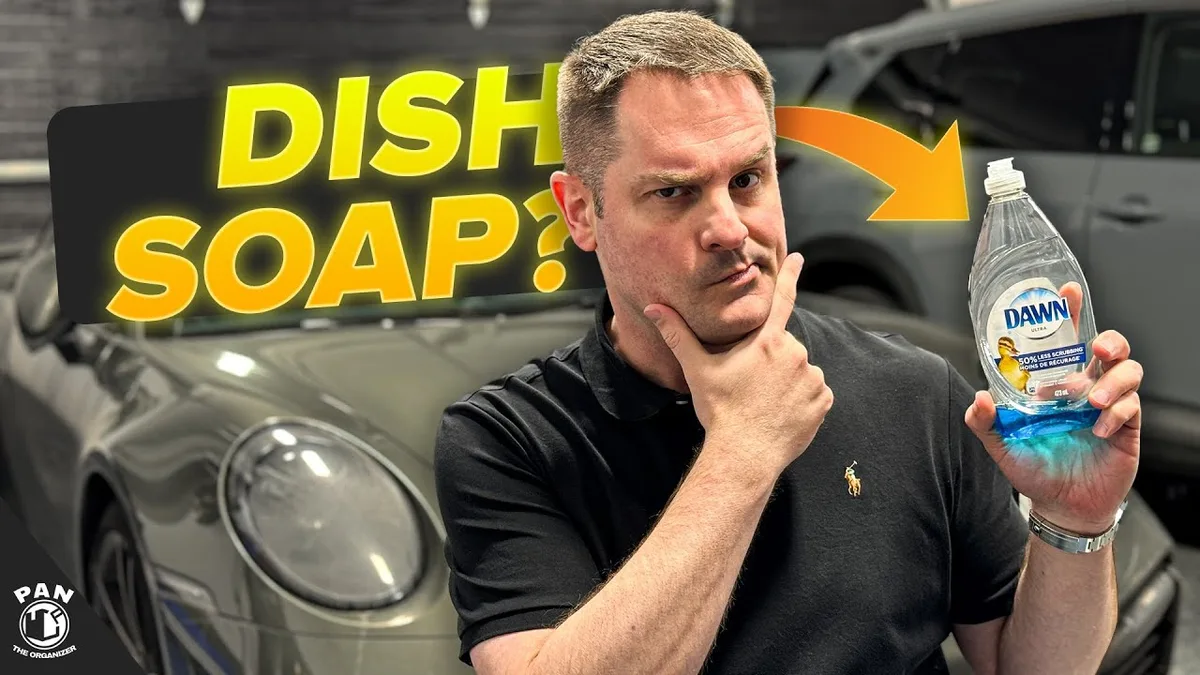 car shampoo vs dish soap comparison