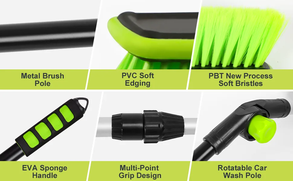car wash brush vs sponge comparison