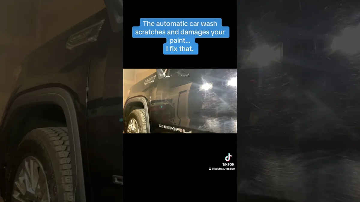 car wash damage