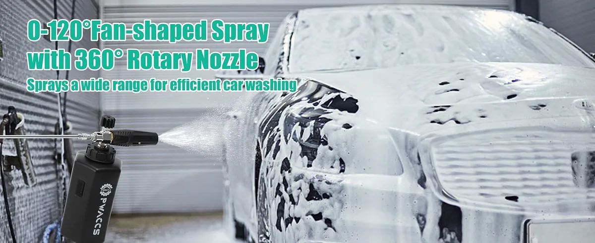 car wash foam application