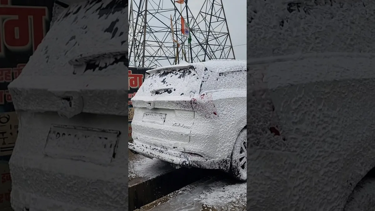 car wash foam layers