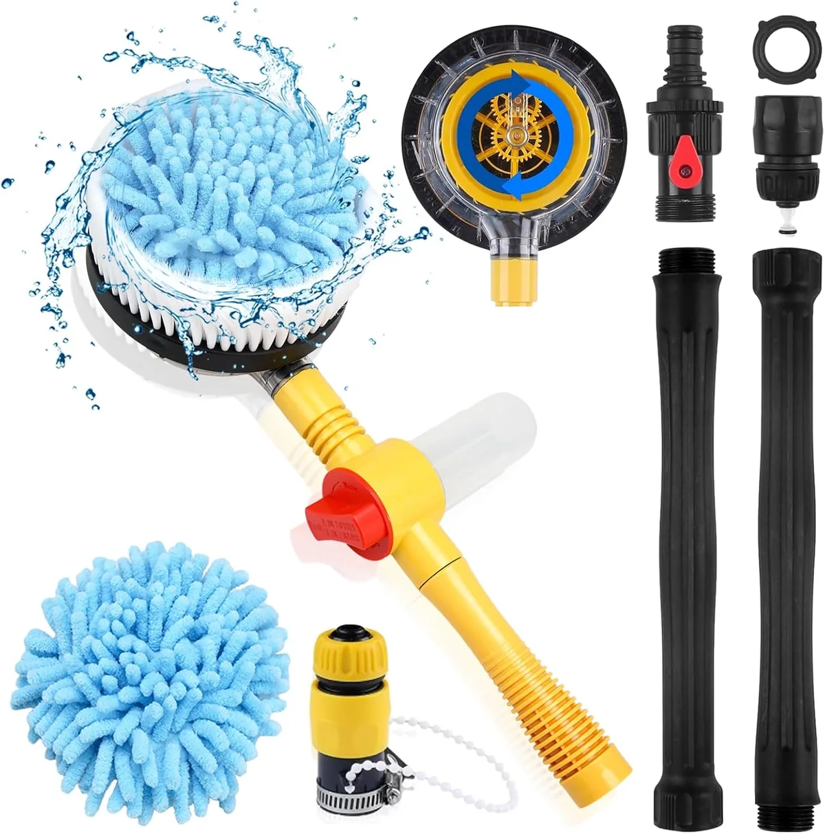 car wash mitt and brush
