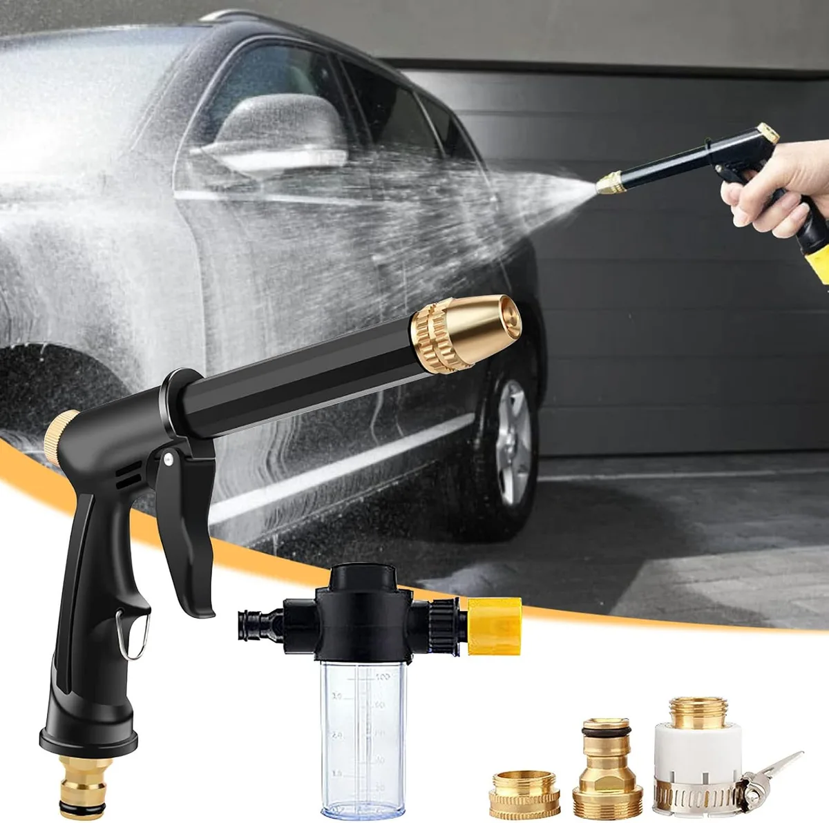 car wash nozzle high pressure water spray