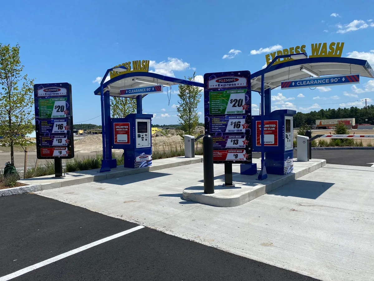 car wash station setup