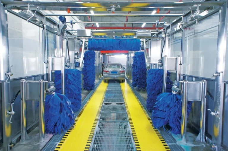 car wash track system