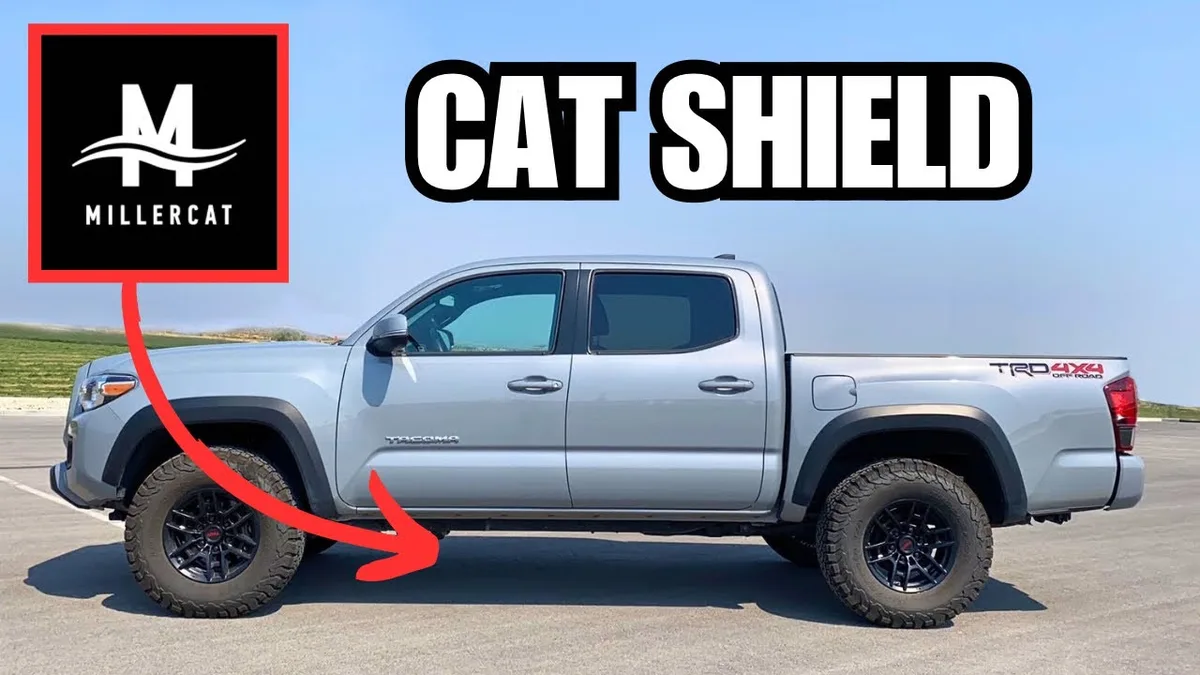 catalytic converter shield installation
