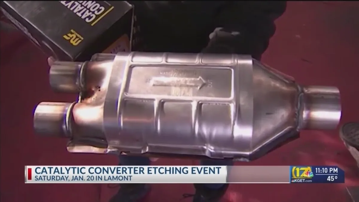 catalytic converter theft prevention methods