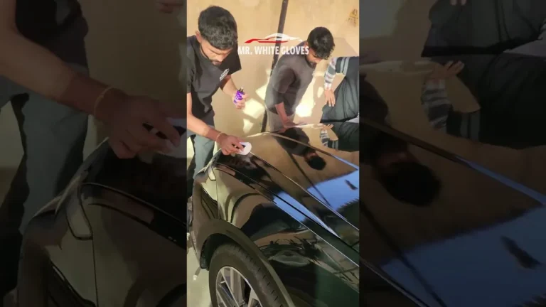 ceramic body wax on car