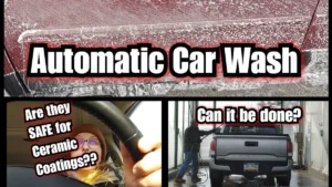 ceramic coated car at touch car wash