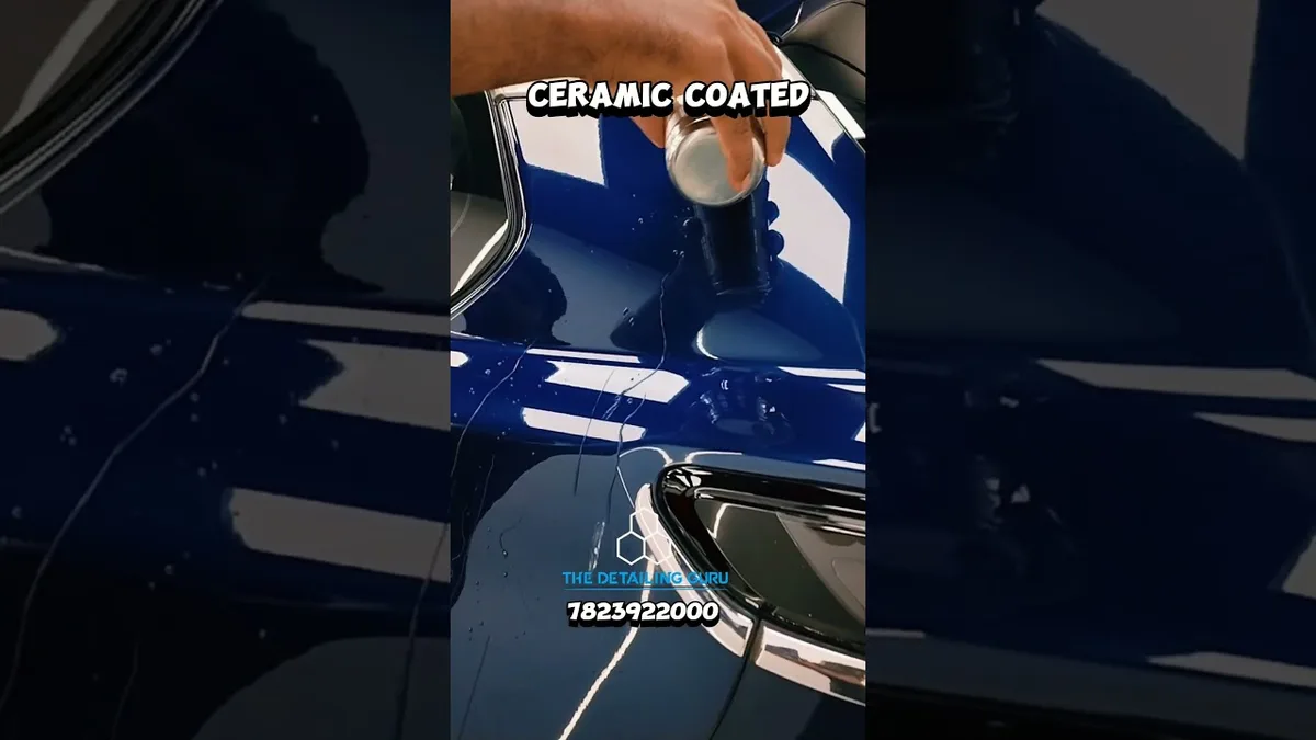 ceramic coated car wash care
