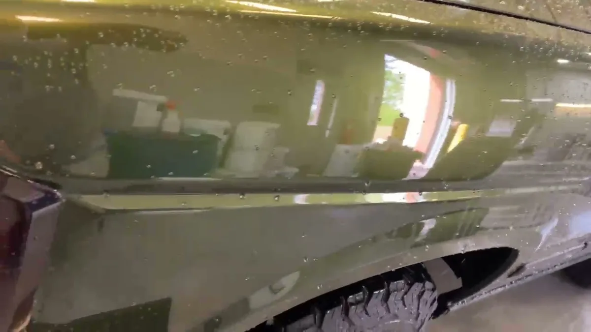 ceramic coating hydrophobic effect