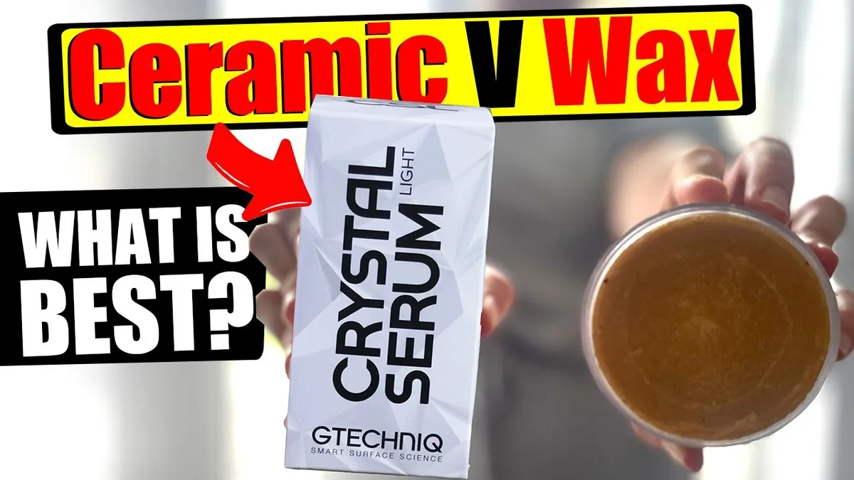 ceramic coating vs wax comparison