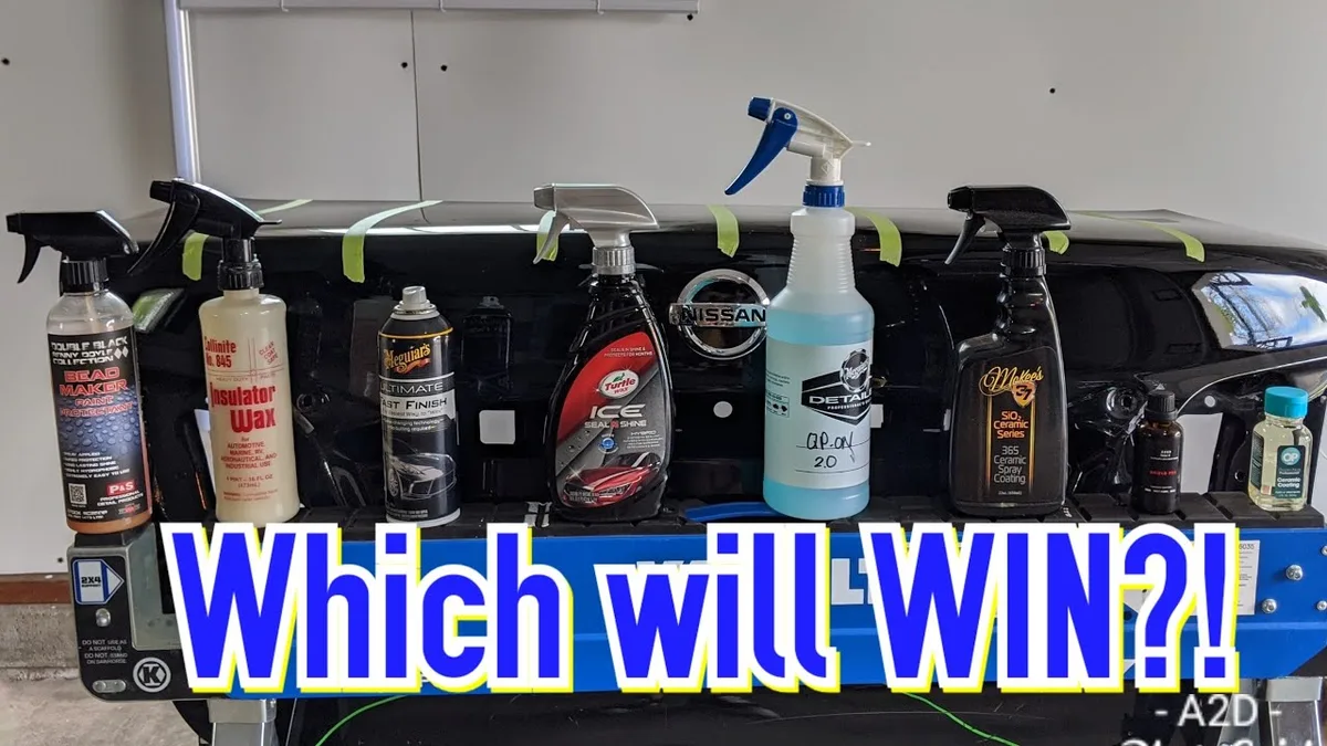 ceramic shine vs wax water beading
