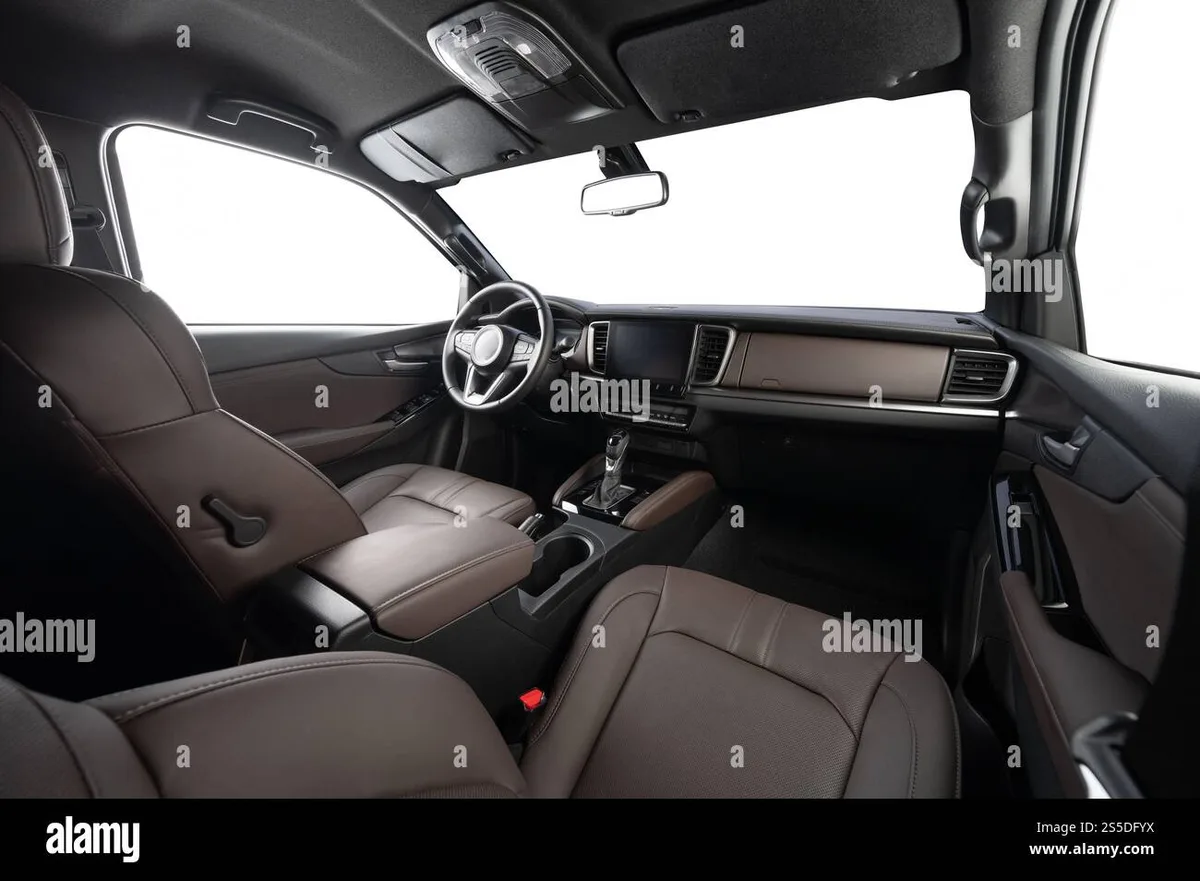 clean car interior for transport