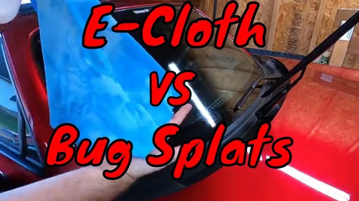 cleaning windshield before rain repellent application