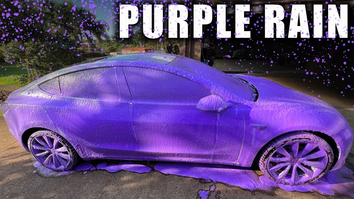 clear vs colored car wash soap comparison