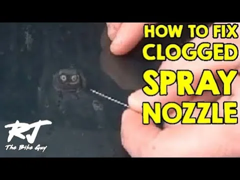 clogged washer nozzle