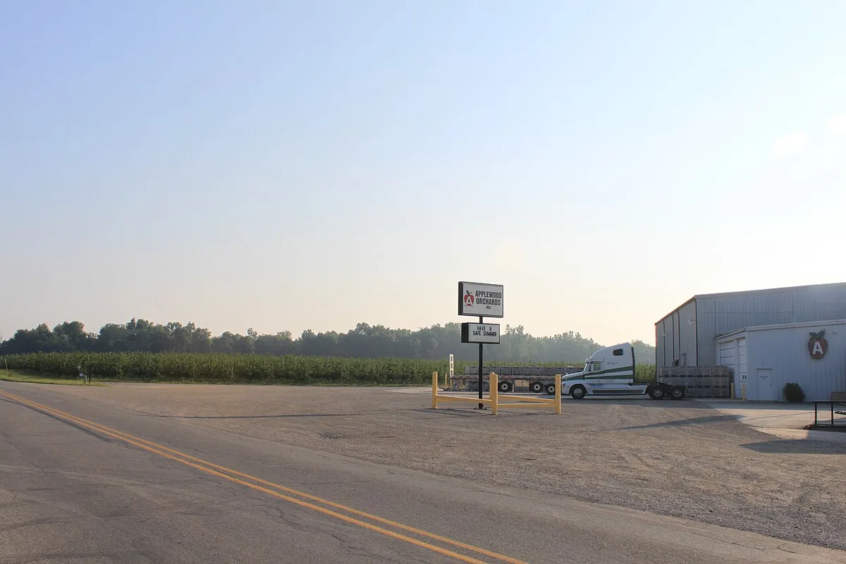 commercial truck on highway