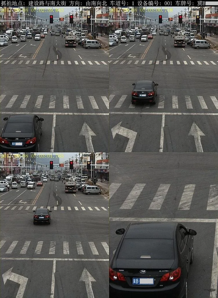 complete stop at red light