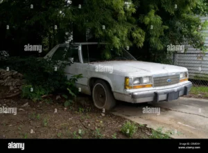 Connecticut abandoned vehicle on private property