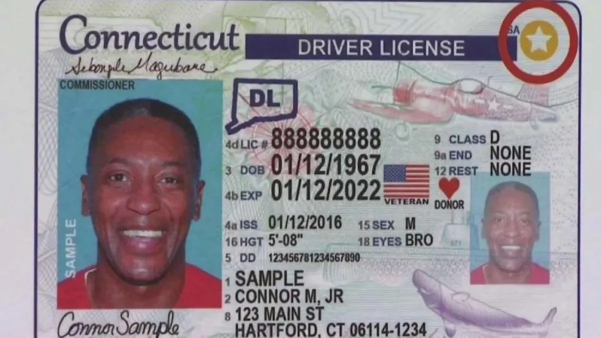 Connecticut driver's license for voter registration