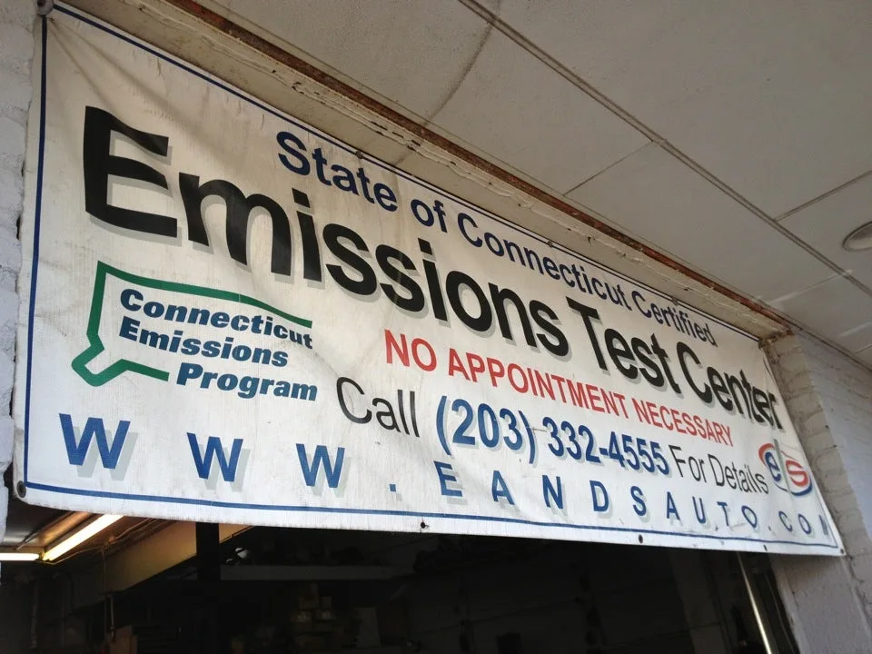 Connecticut emissions test station
