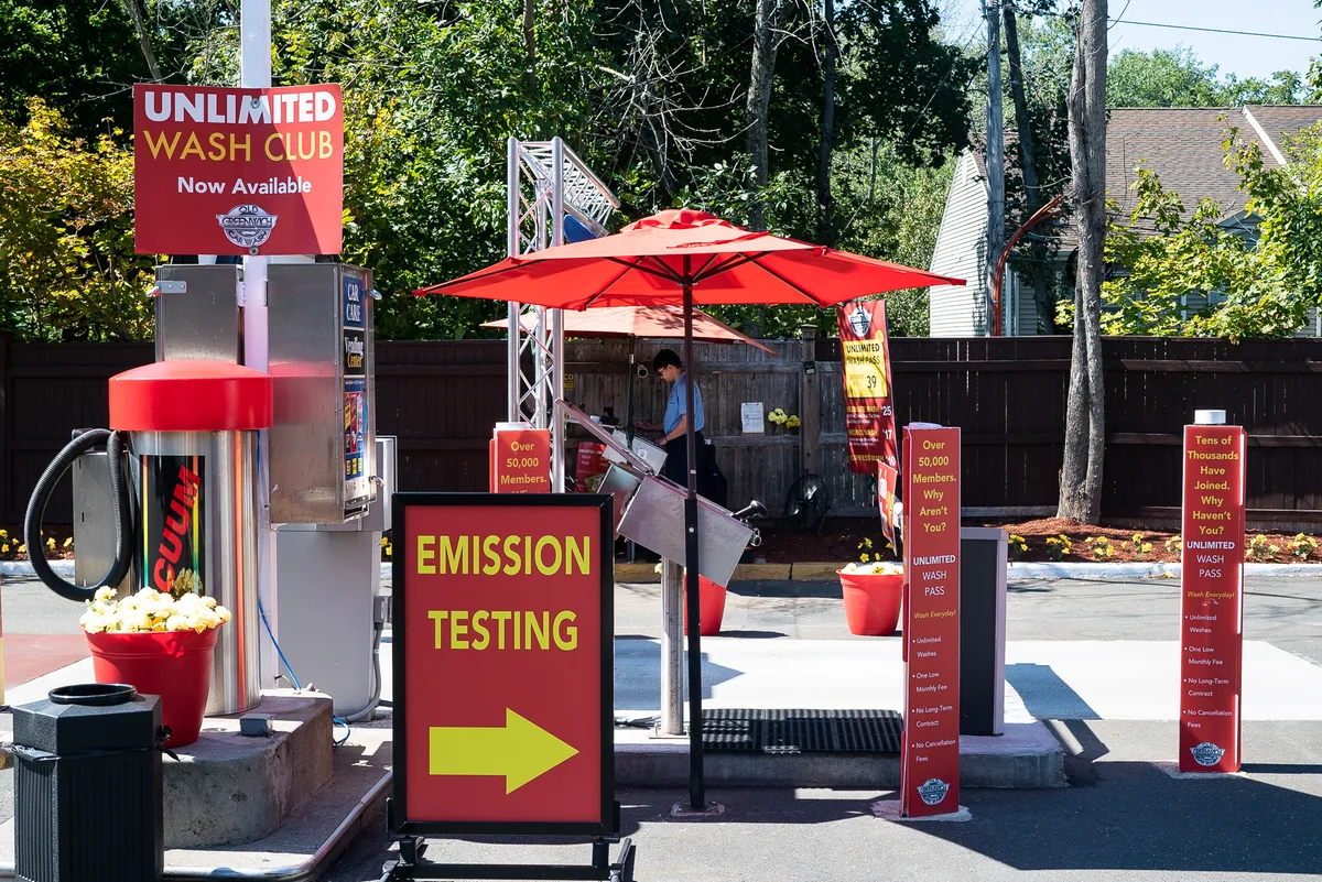 Connecticut emissions testing station