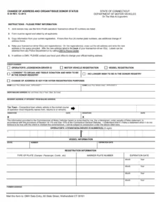 Connecticut motor vehicle tax form