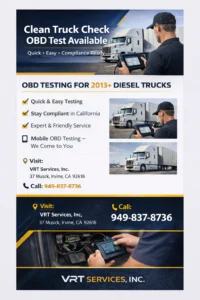 Connecticut OBD Plus test center for diesel vehicles