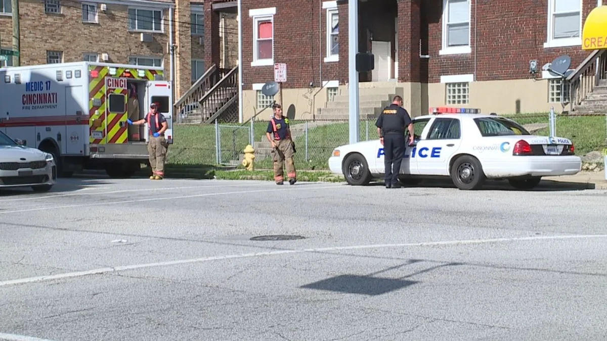 Connecticut pedestrian accident scene
