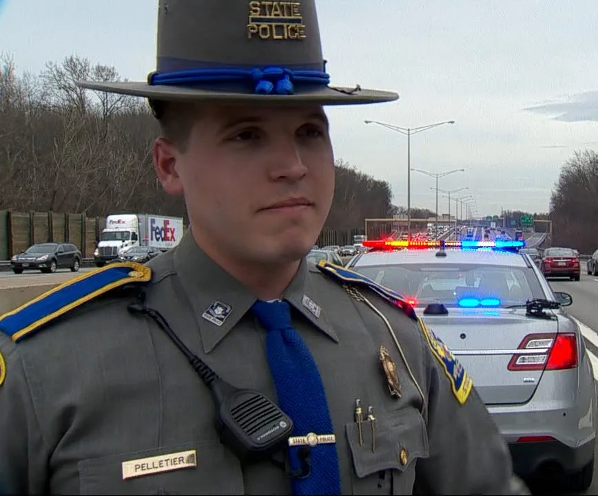 Connecticut state police traffic stop